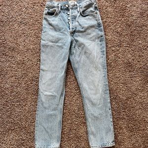 Agolde Riley Straight Crop